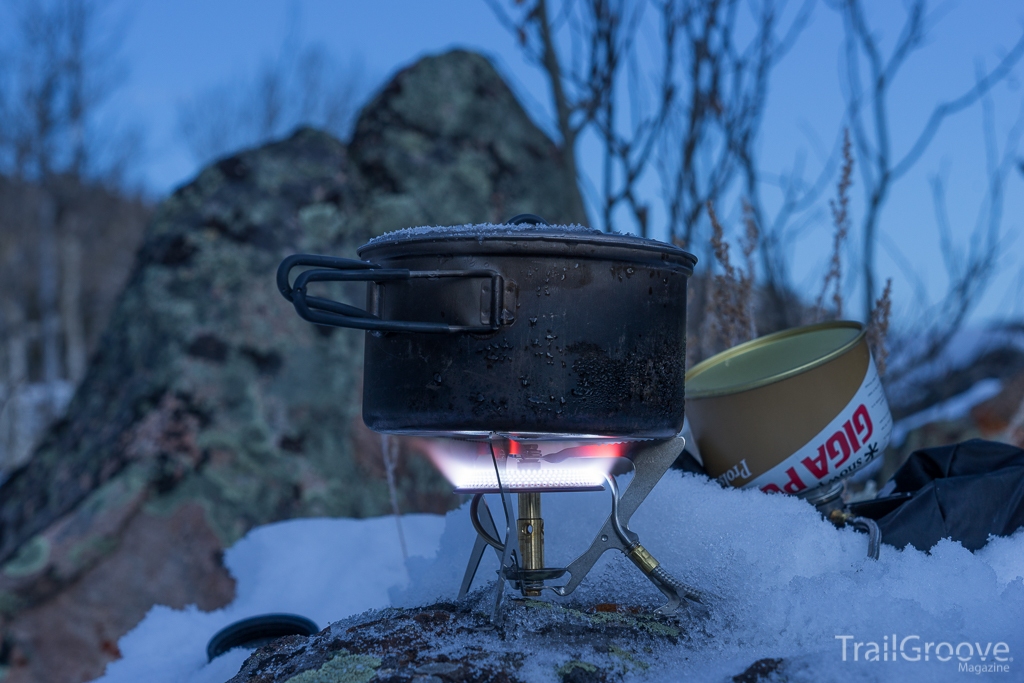 MSR WindPro II Stove in Winter