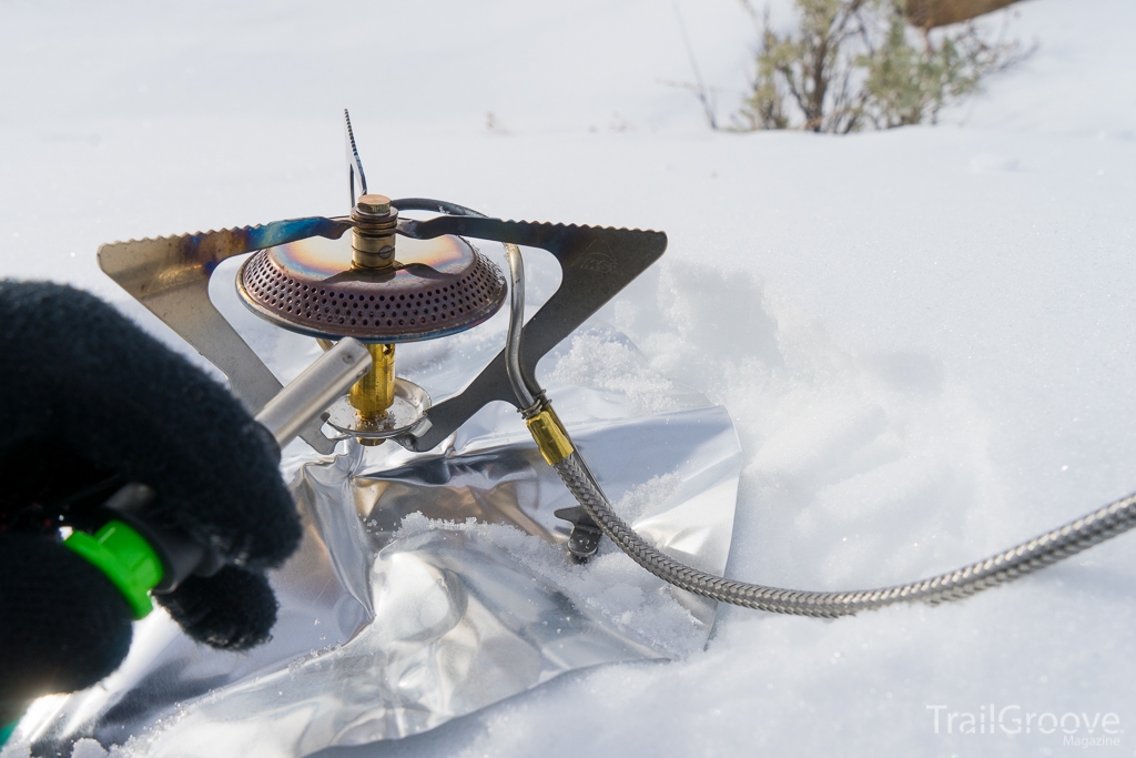 Lighting the WindPro II Stove