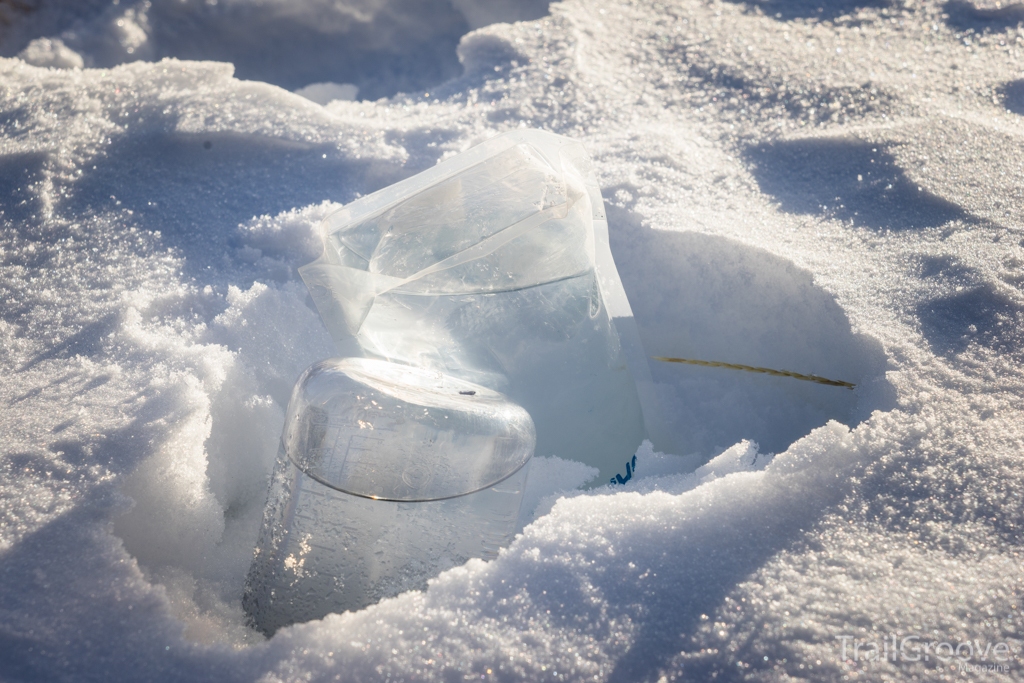 Storing Water Containers in the Snow Overnight for Freeze Prevention