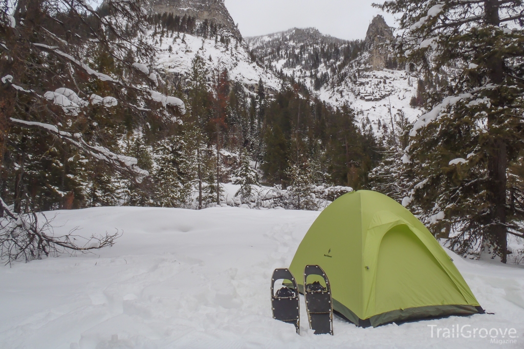 Backpacking with MSR Lightning Explore Snowshoes