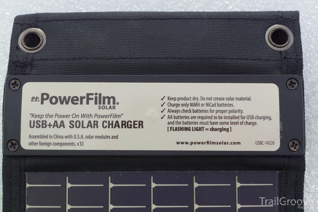 PowerFilm USB+AA Specifications