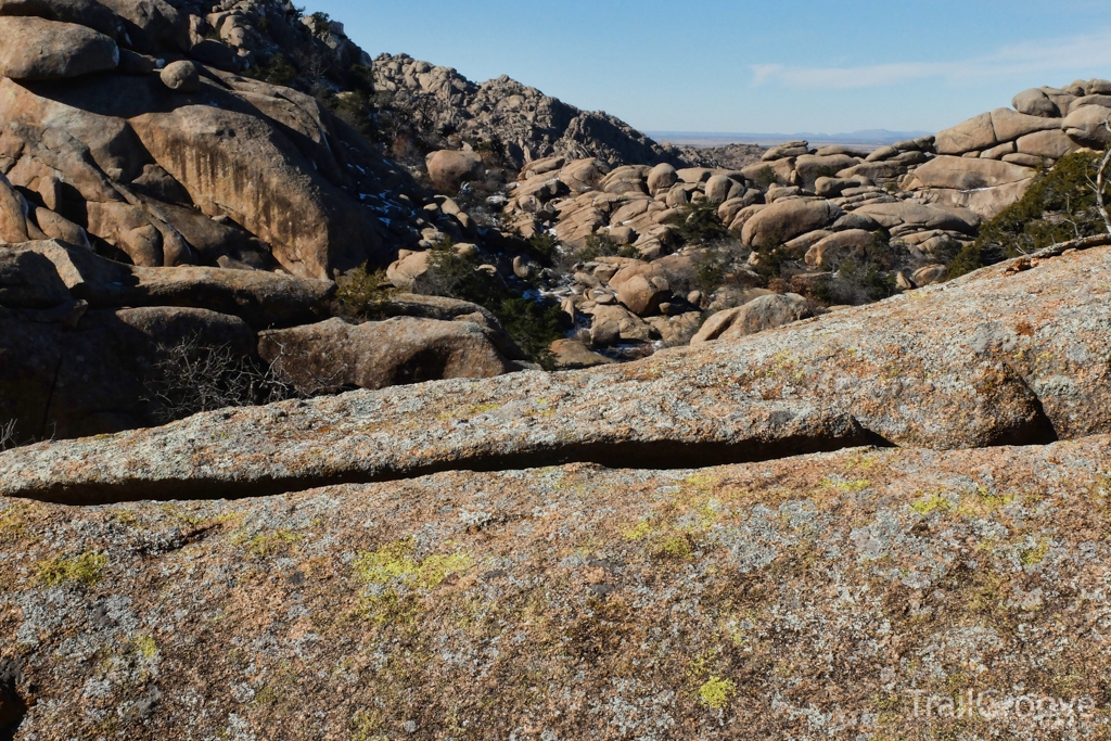 Wichita Mountains - Hiking over Rocks