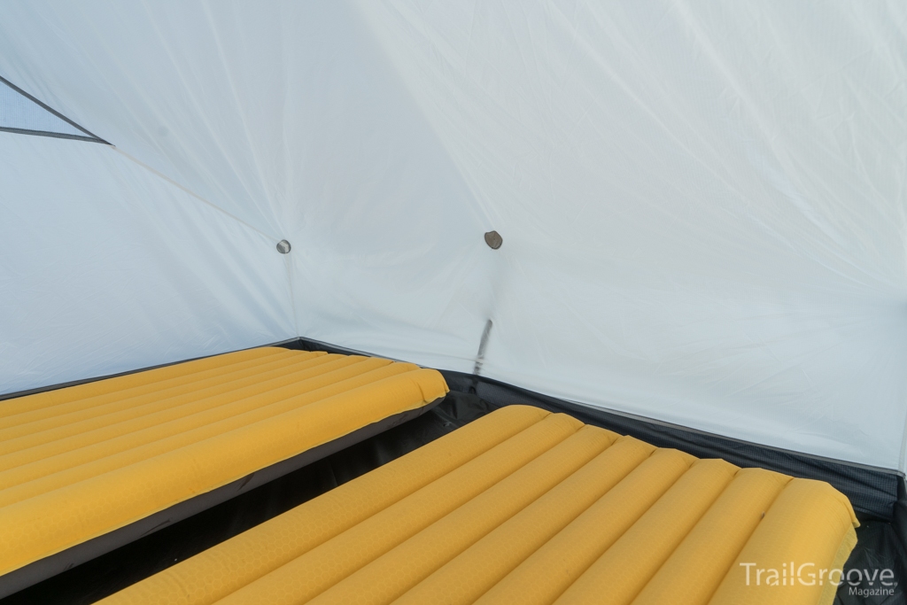 2 Standard 20 Inch Sleeping Pads in the Tarptent Scarp 2