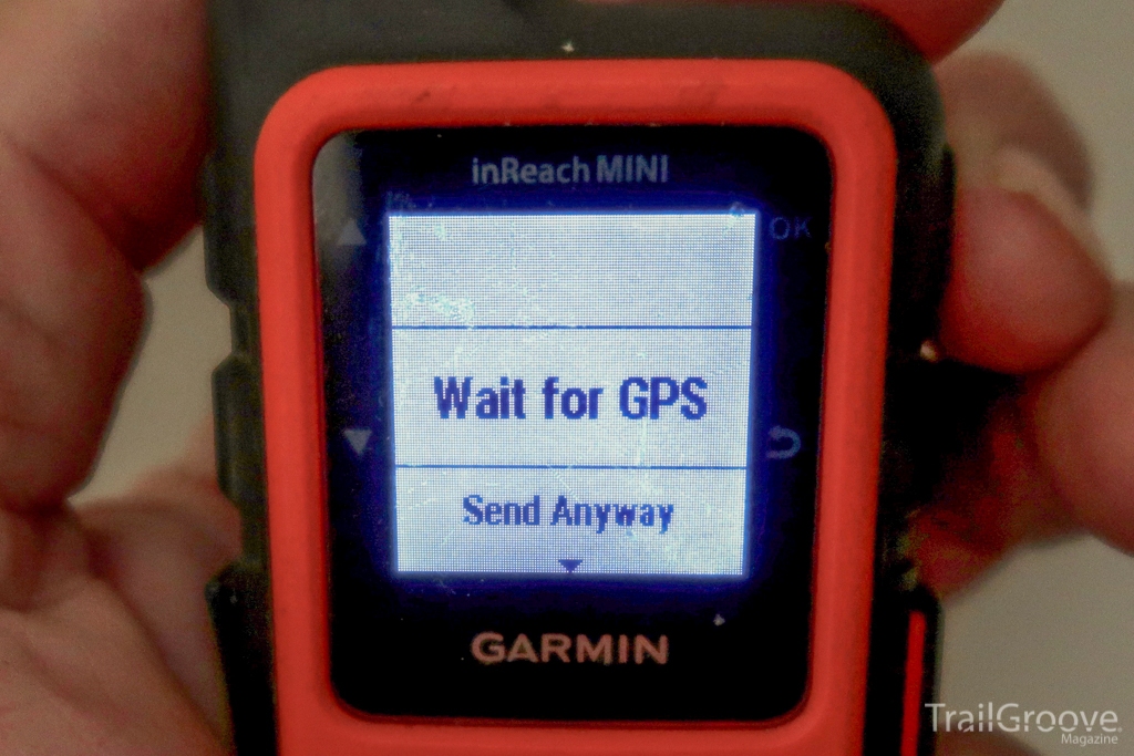 Signal on the inReach Mini by Garmin