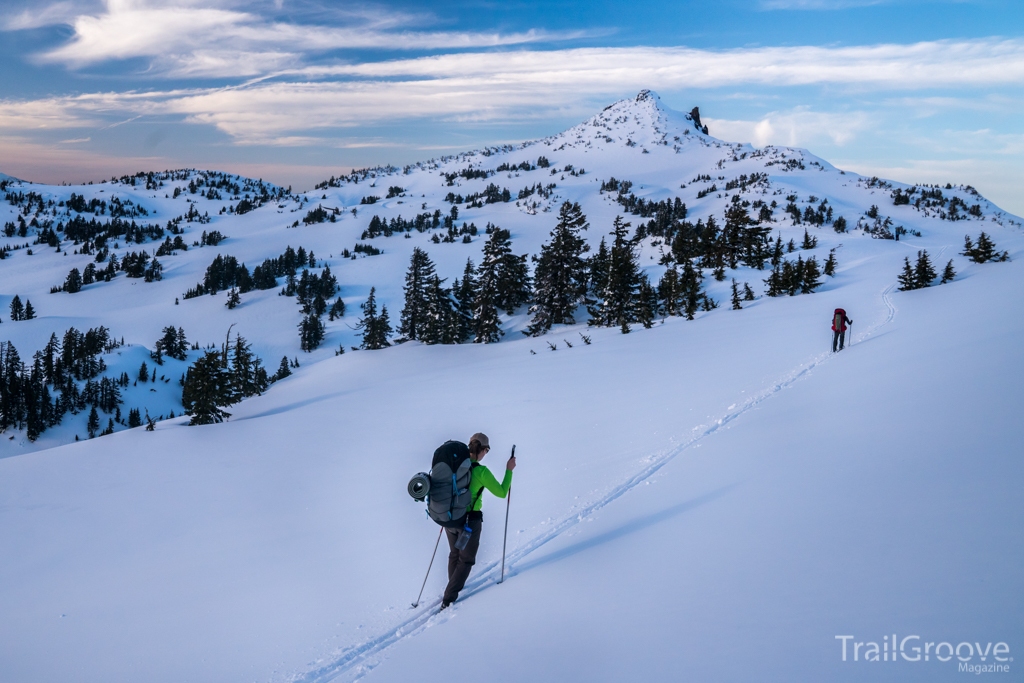 Skiing Crater Lake National Park