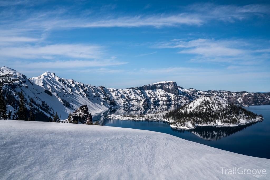 Backcountry Ski Trip Around Crater Lake