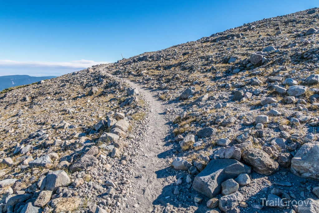 Hiking the Timberline Trail on the Side of Mount Hood