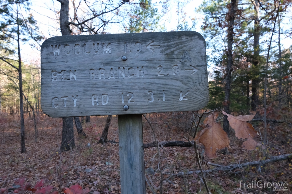 Buffalo River Trail Sign