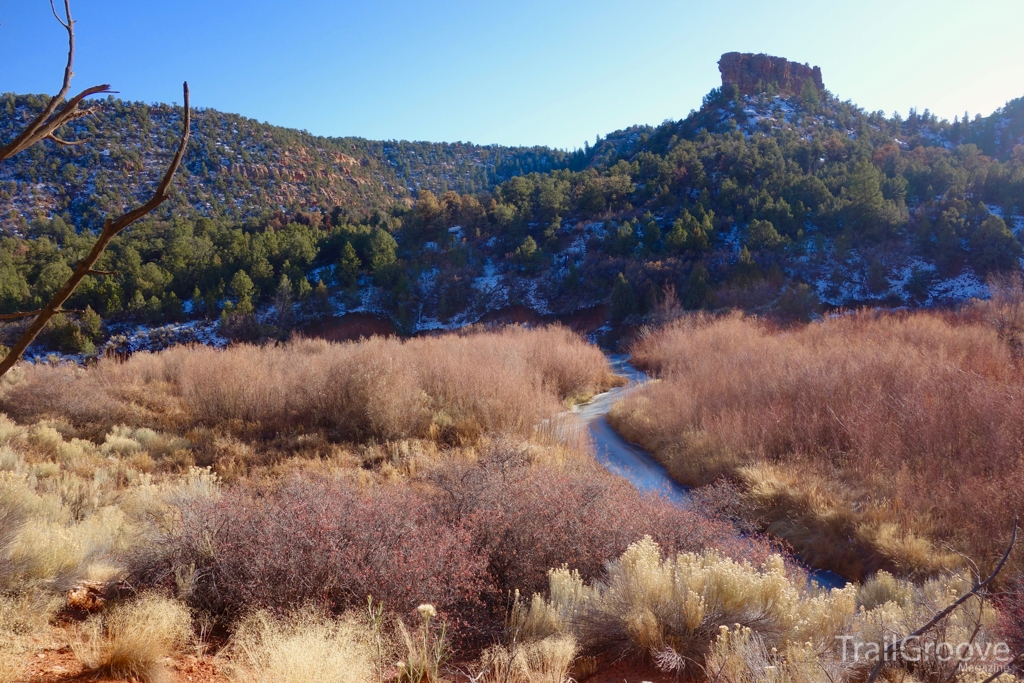 The Frozen Upper End of Big Dominguez Canyon