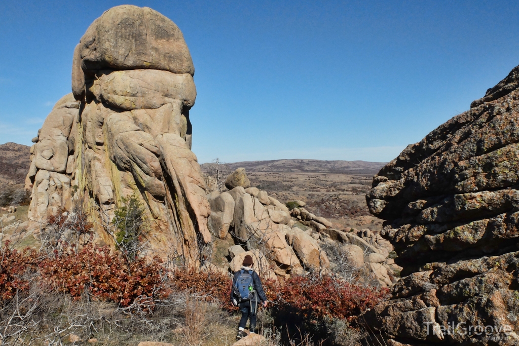 Off-trail exploring in Charon's Garden Wilderness