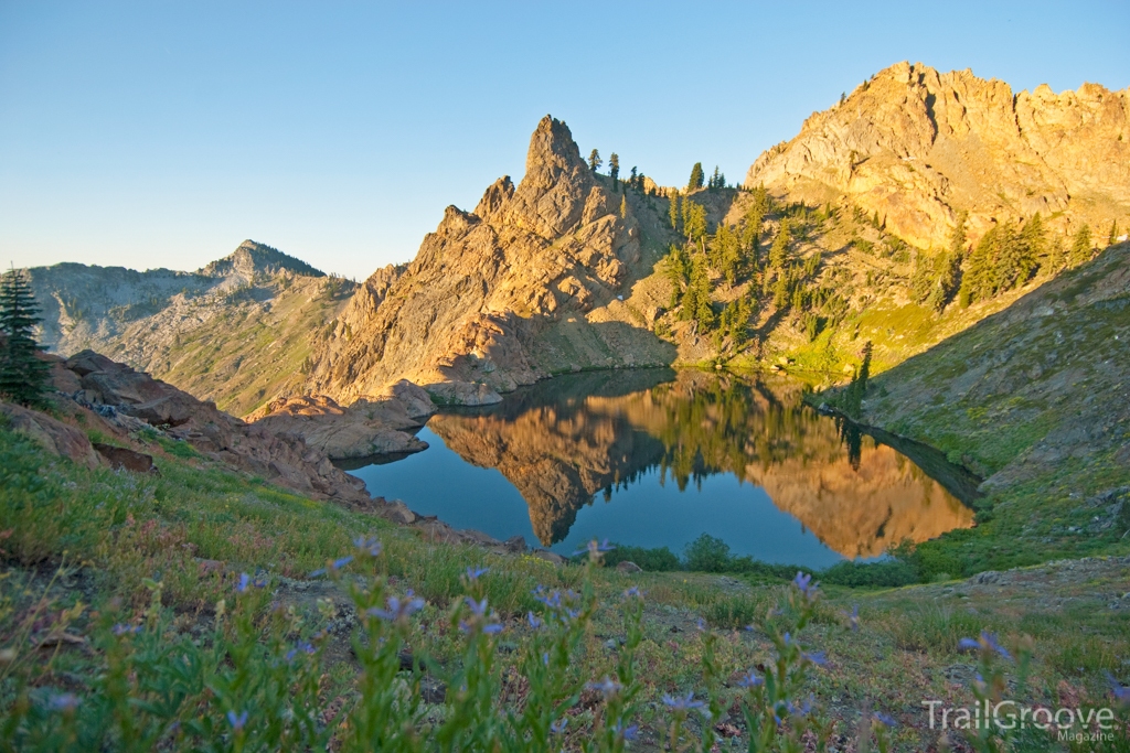 Off Trail Lake in the Trinity Alps