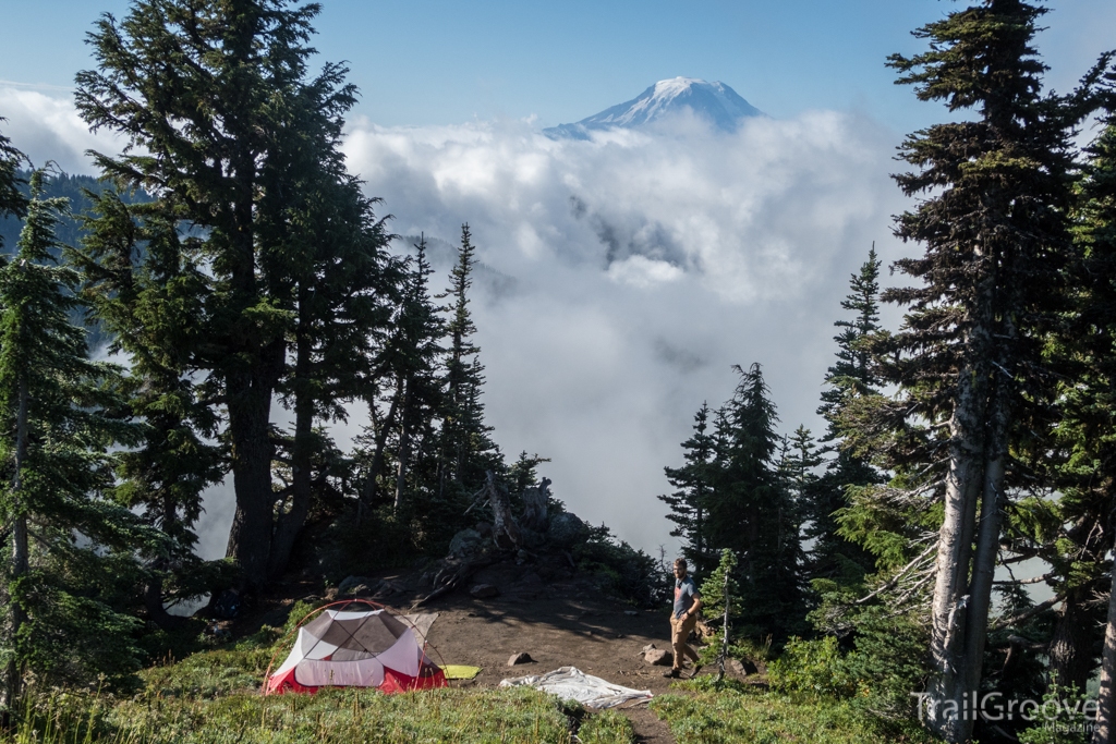 Campsite in the Goat Rocks Wilderness