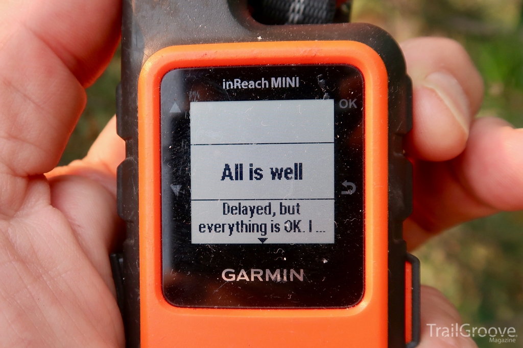 inReach Mini Custom Message