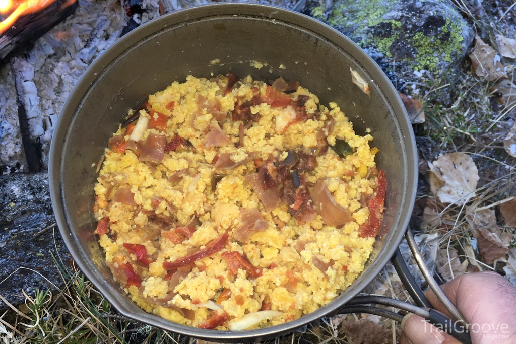 Homemade Dehydrated Backpacking Meal