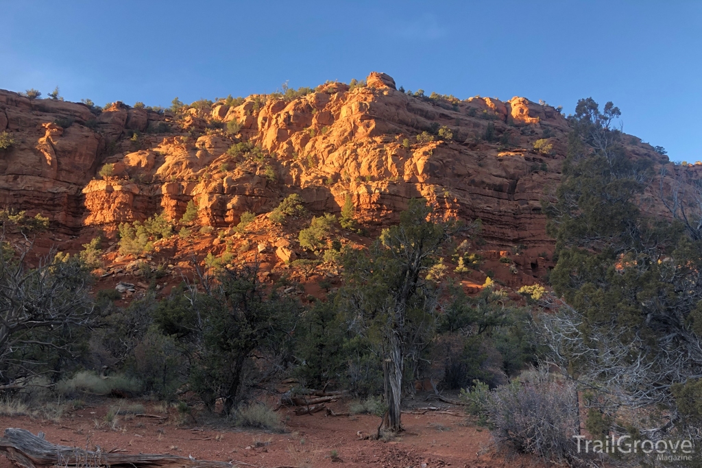 Evening Light from Campsite in the Dominguez Canyon Wilderness