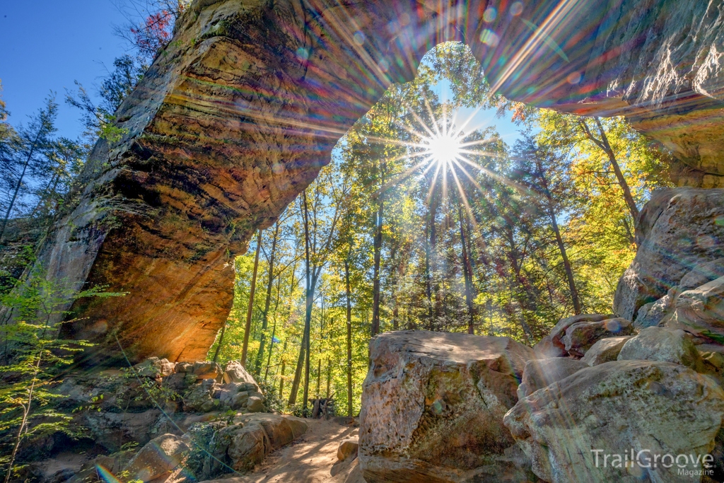 Arch Hike in Red River Gorge Kentucky