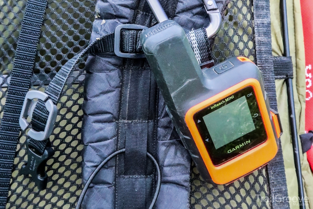 Carrying inReach Mini on Backpack Shoulder Strap