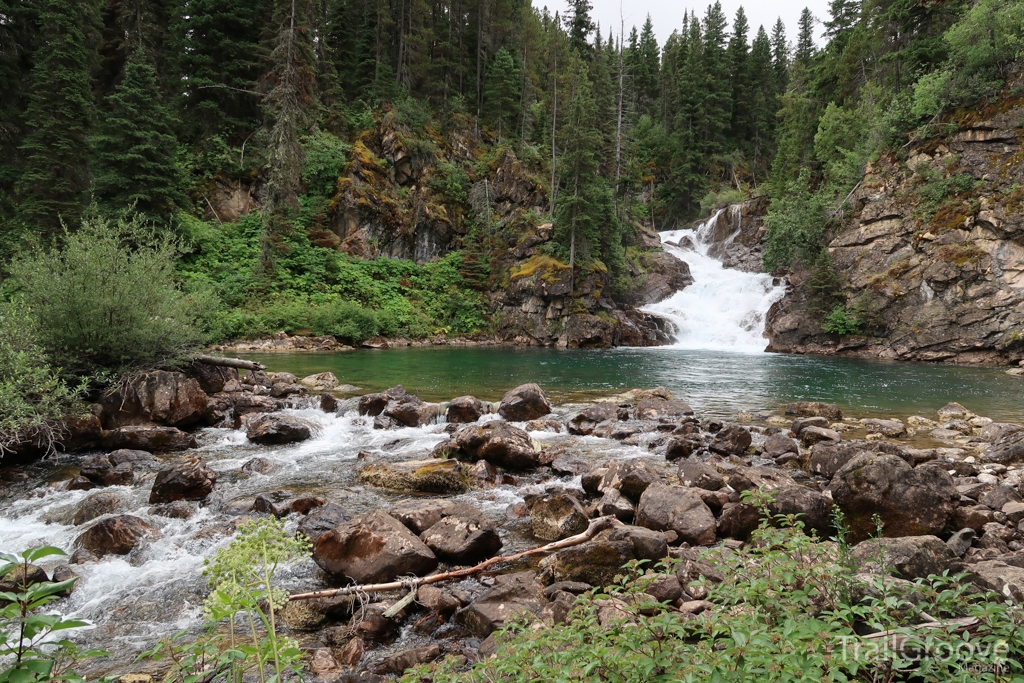 Small Waterfall - Hiking in Glacier National Park