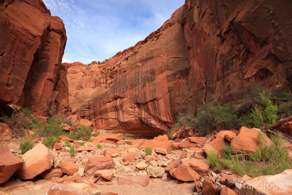 Large Boulders on the Route through Wolverine Canyon