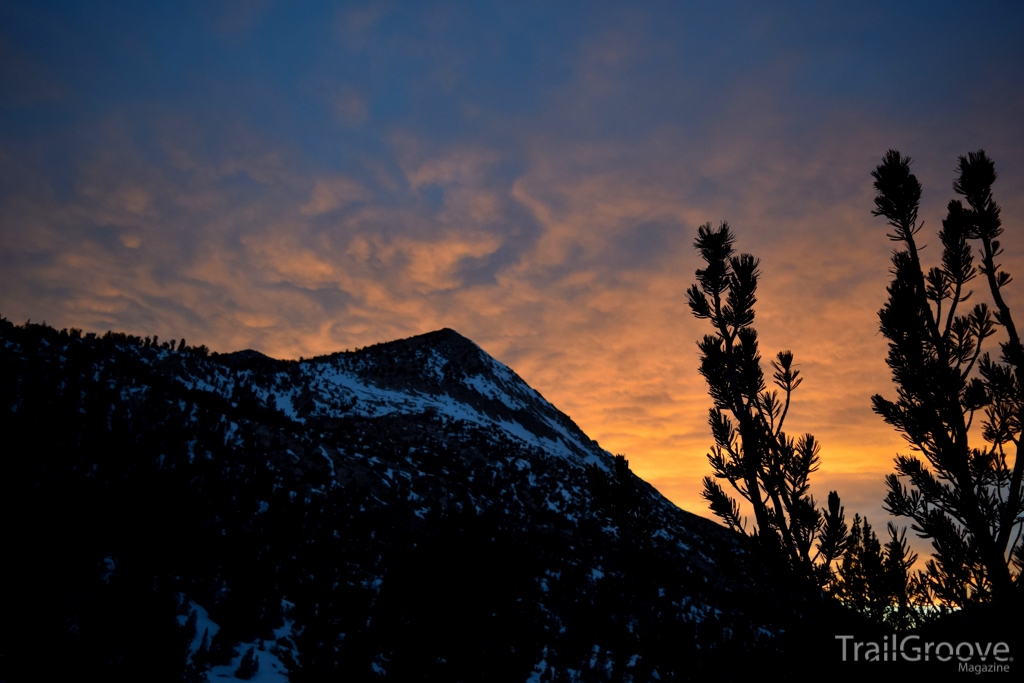 Kearsarge Pass Trail Backpacking - Beatuful Sunset