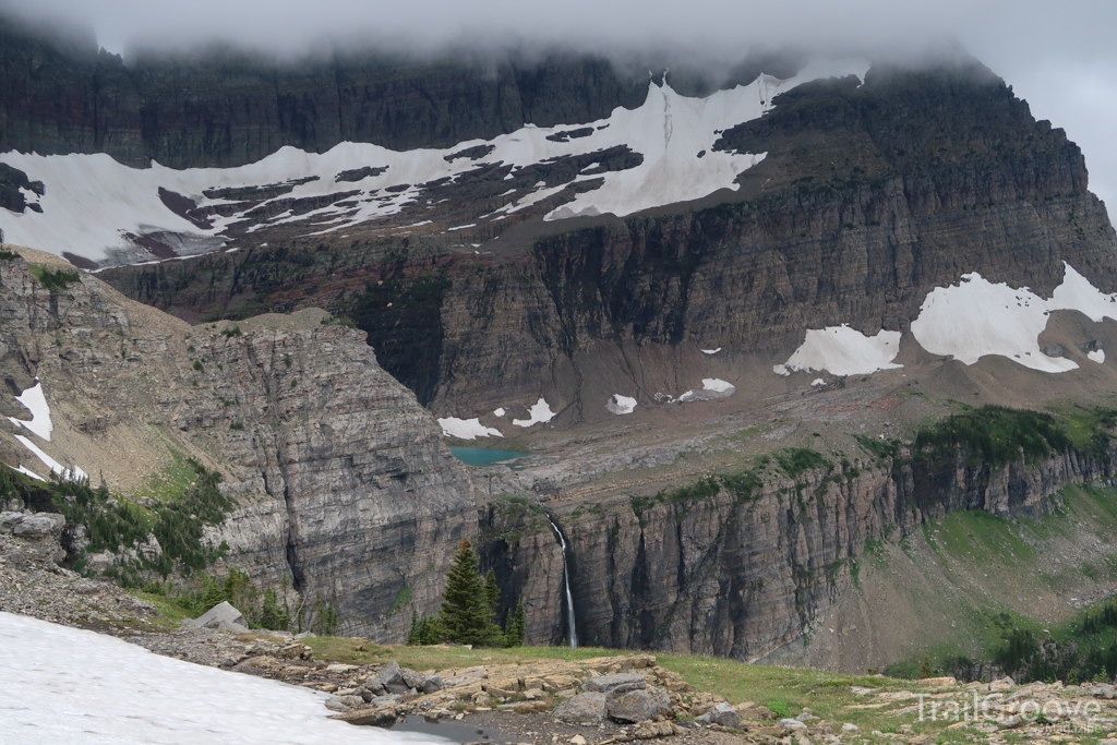 Waterfall - Backpacking Glacier National Park