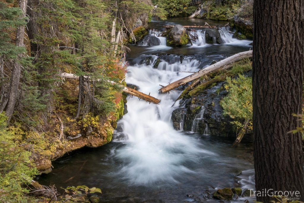 Waterfall - Hiking in the Three Sisters Wilderness