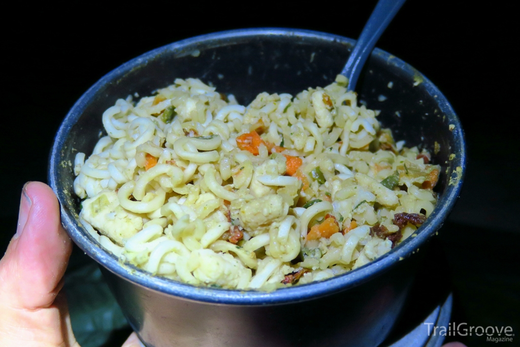 Ramen Curry Chicken Stew Backpacking One Pot Meal