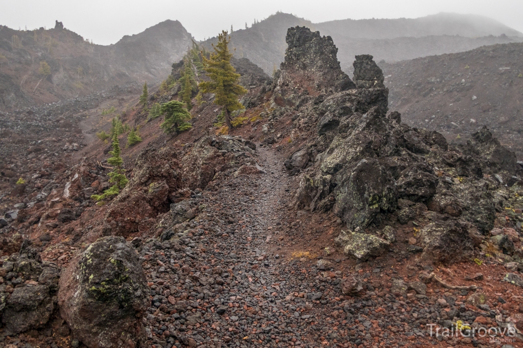 The Pacific Crest Trail in Oregon's Three Sisters Wilderness