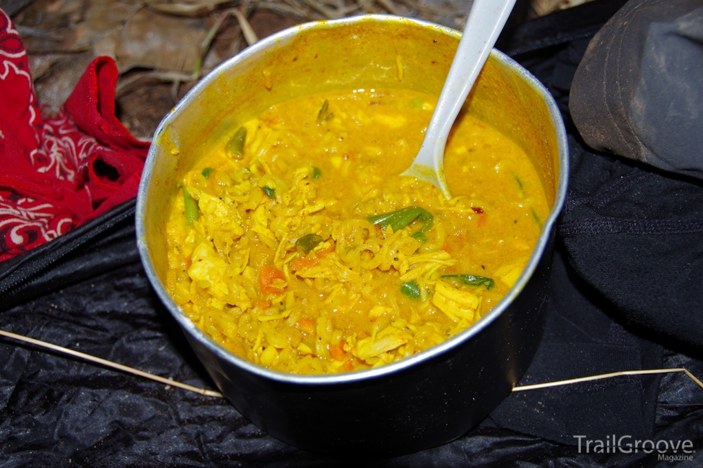 Curried Chicken Ramen Noodles Backpacking Recipe