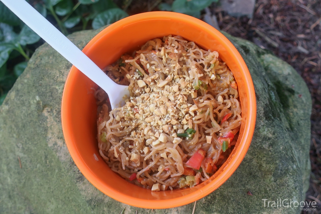 Spicy Thai Noodles with Peanut Sauce Backpacking Recipe