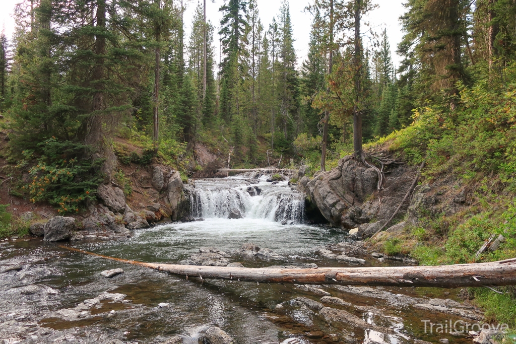 Waterfall - Hiking in Yellowstone