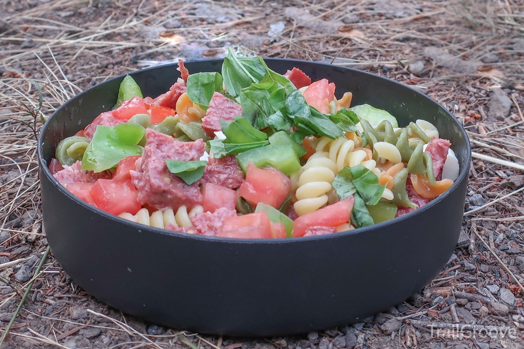 Hungry Hiker Backcountry Pasta Salad Backpacking Recipe