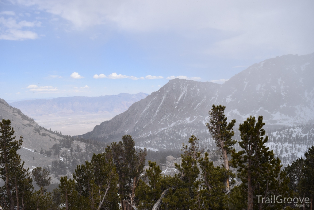 Snow Squall on the Kearsarge Pass Trail