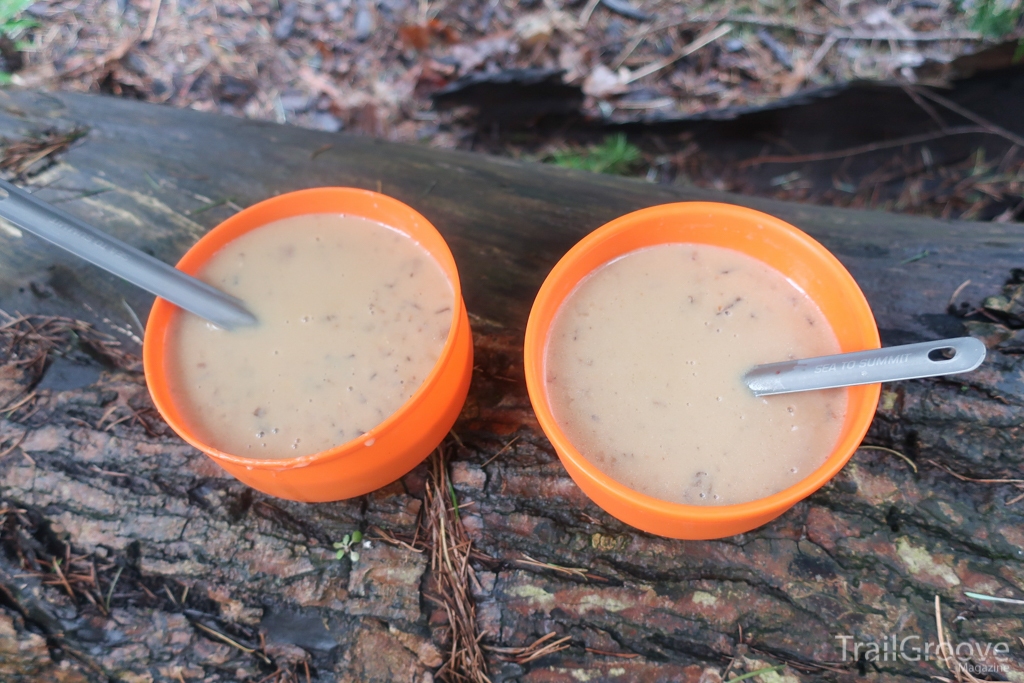 Creamy Beef and Mushroom Soup Backpacking Recipe