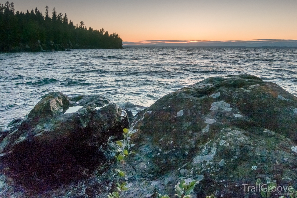 View of Lake Superior - Backpacking Isle Royale