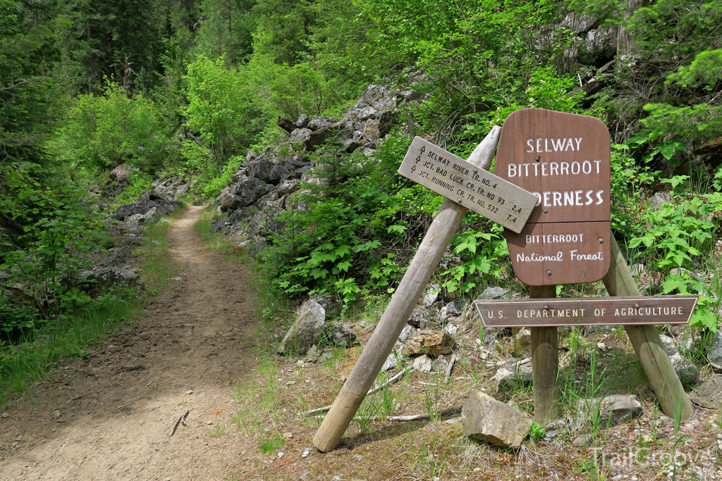 Start of the Selway River Trail