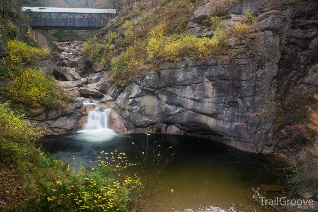 Flume Gorge Falls White Mountains