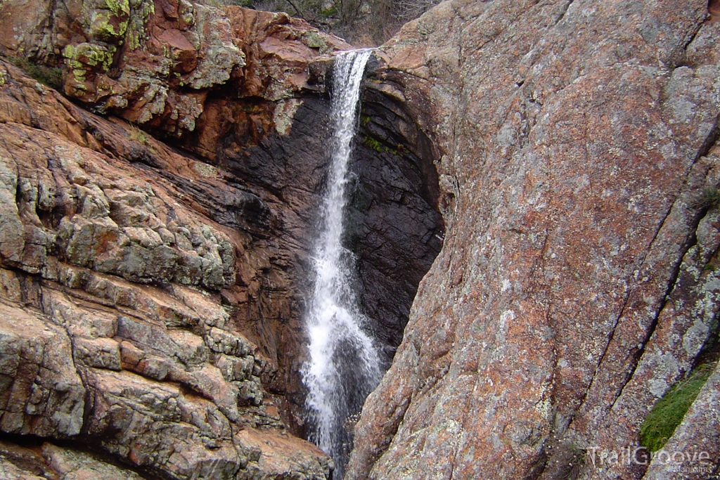 Waterfall in the Wichita Mountains of Oklahoma