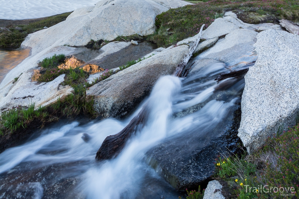 Basin Waterfall - Hiking in the Trinity Alps