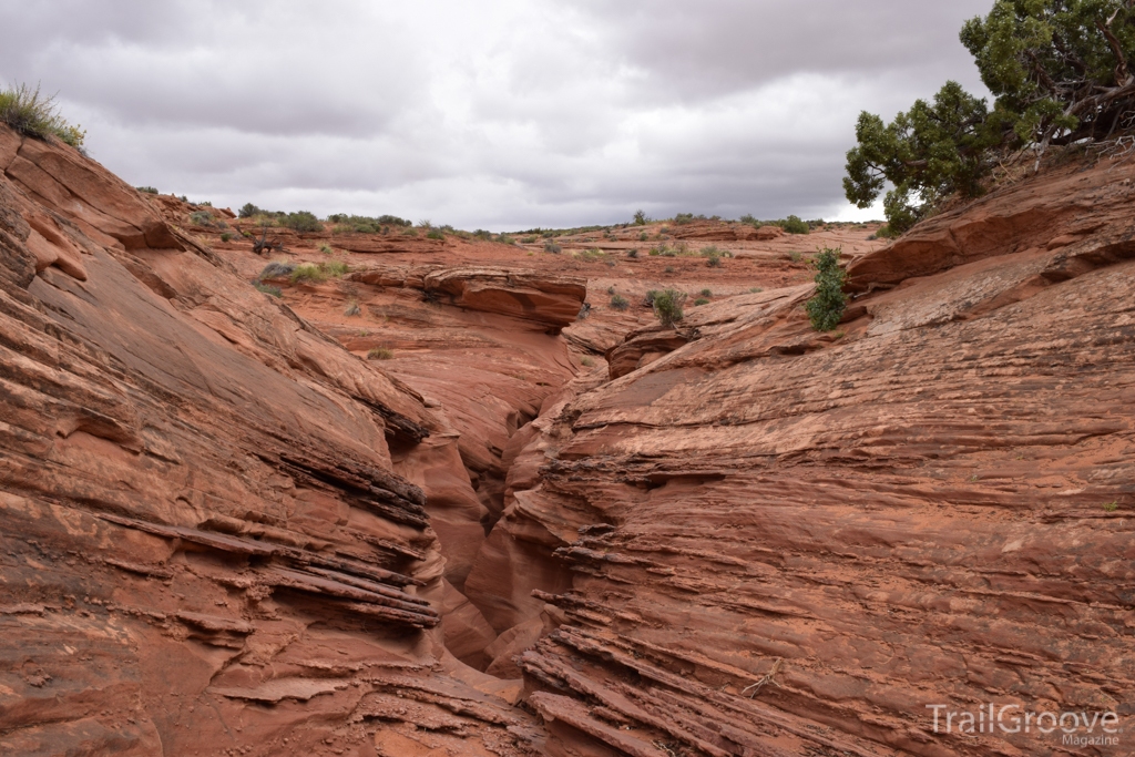 Leadning into the Slot Canyon - Peekaboo and Spooky Gulch