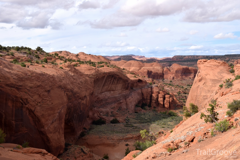 Looking at Fence Canyon in Utah