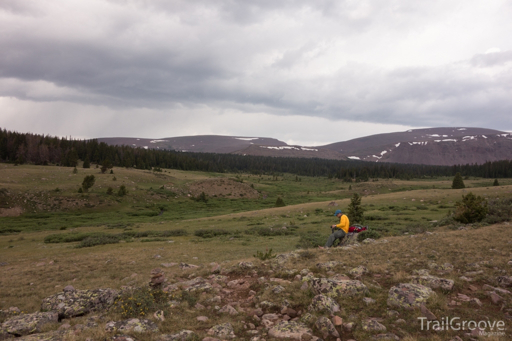 Hiking on the Highline Trail in the Uintas