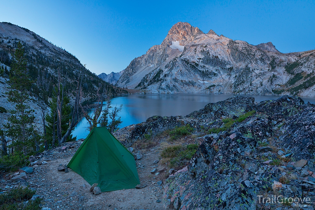 Idaho Sawtooth Range Backpacking Campsite