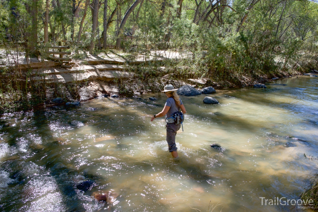 Wading in Utah's Escalante River