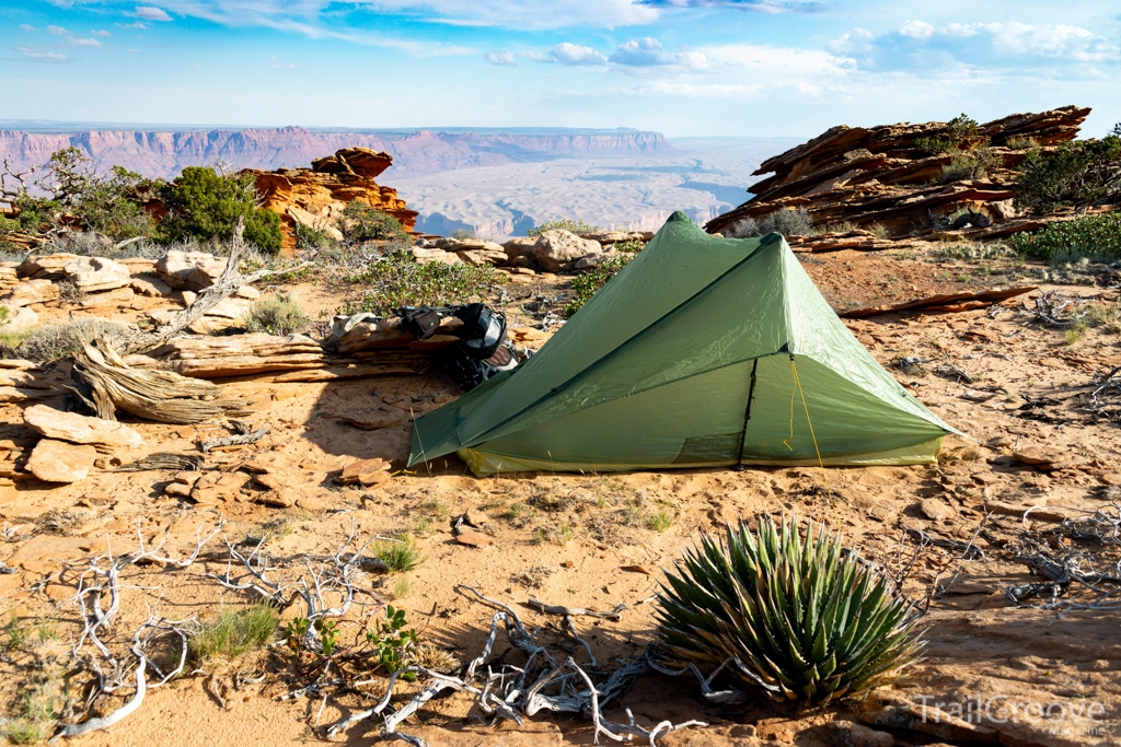 Camping on the Edge of the Paria Plateau