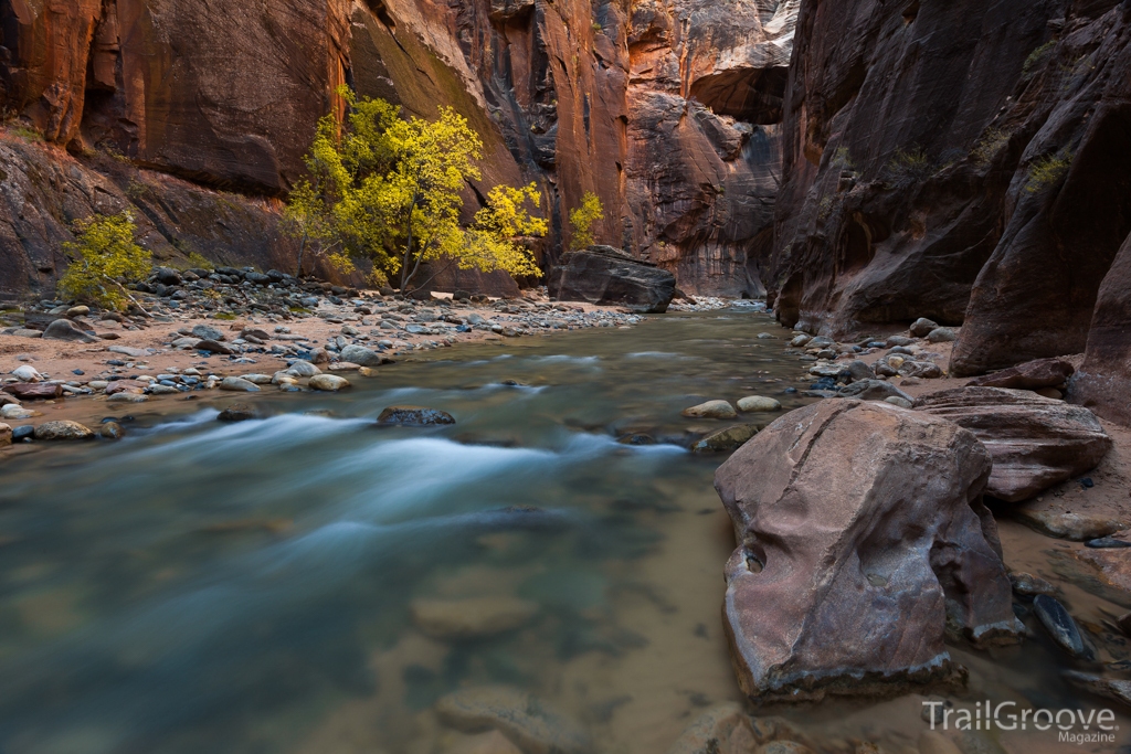 Fall Colors - Hiking the Zion Narrows