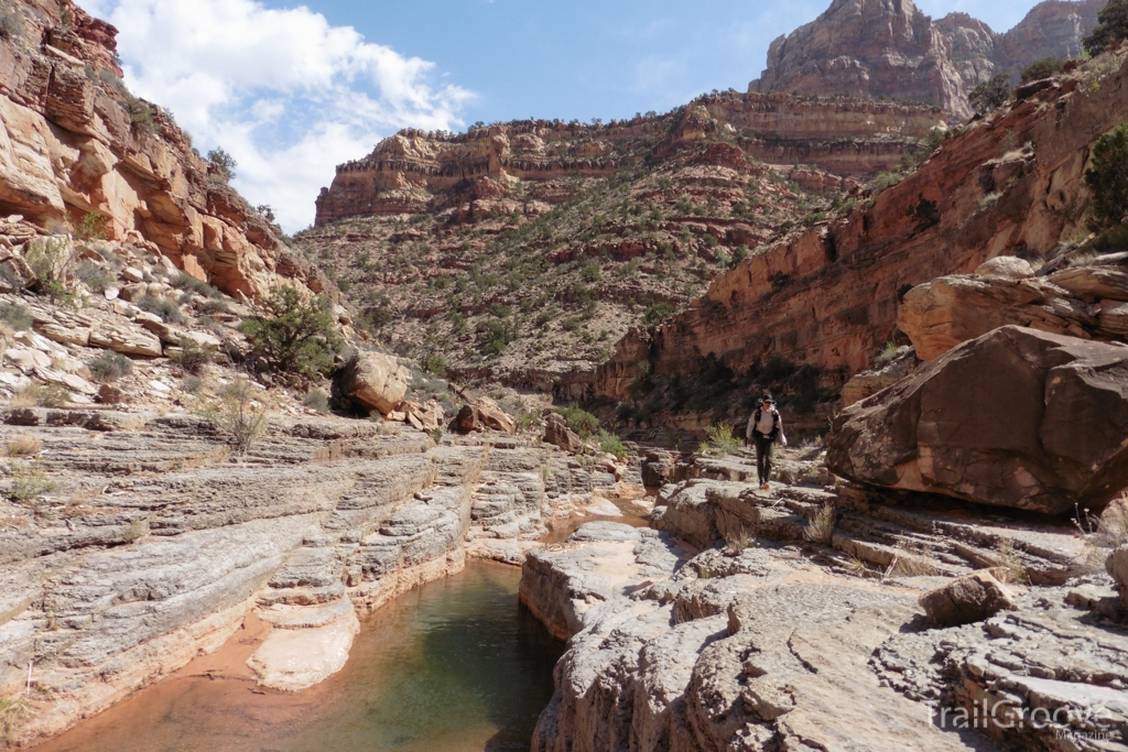 The Hayduke Trail through Canyonlands National Park