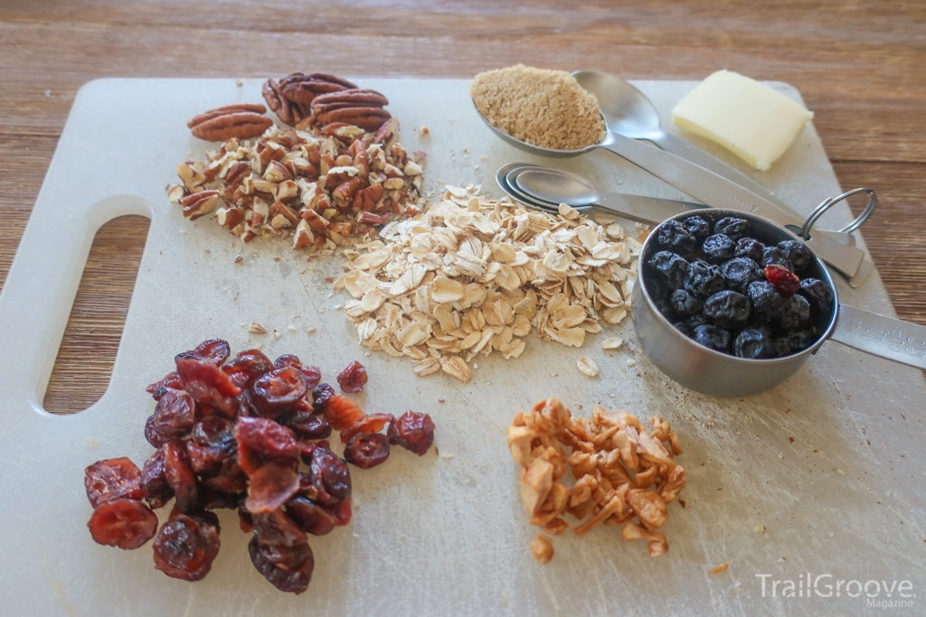 Backpacking Recipe - Fruit Crisp Ingredients