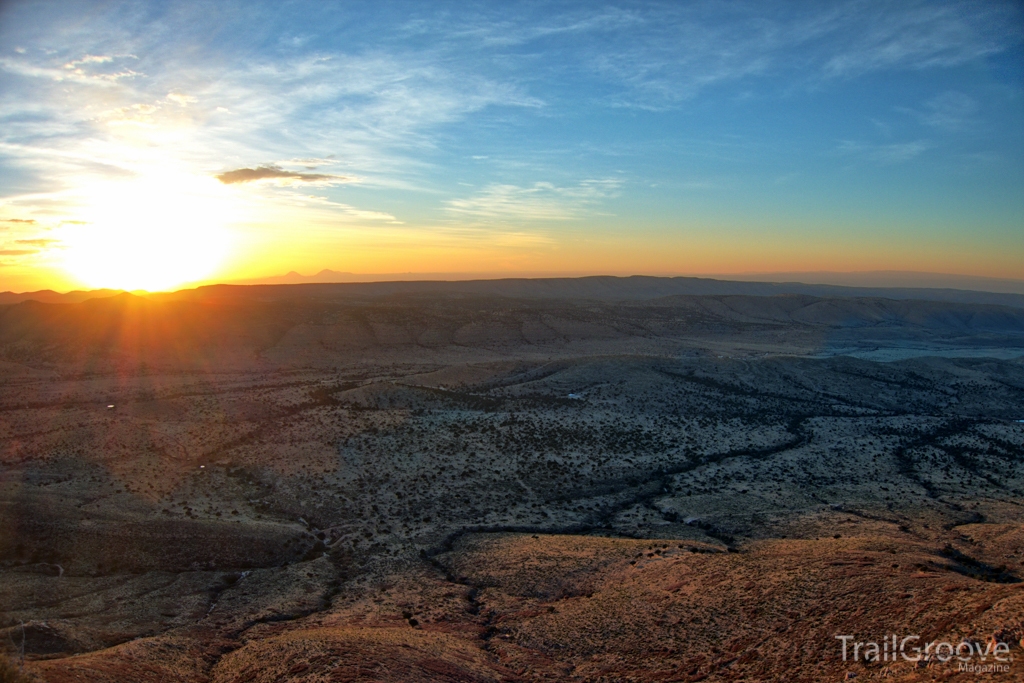 Sunset - Backpacking Guadalupe Mountains National Park Texas