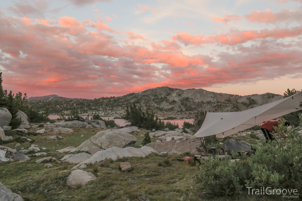 Backpacking Campsite on the John Muir Trail